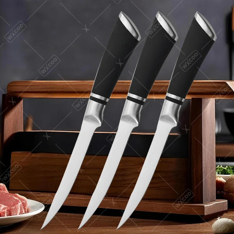 Stainless Steel Fillet & Boning Knife | Non-Slip Handle | Professional Fish & Meat Knife