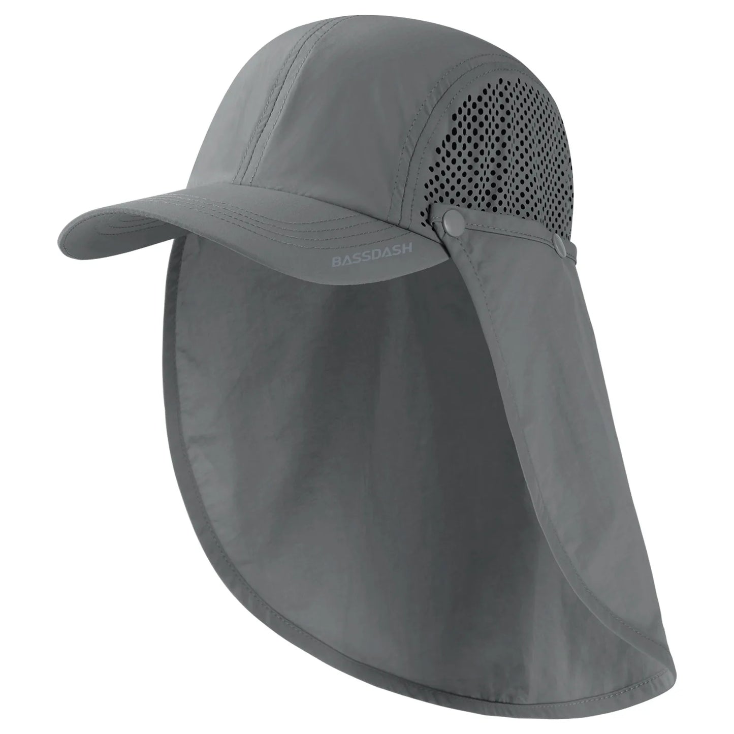 UPF 50+ Foldable Fishing Cap with Removable Neck Flap