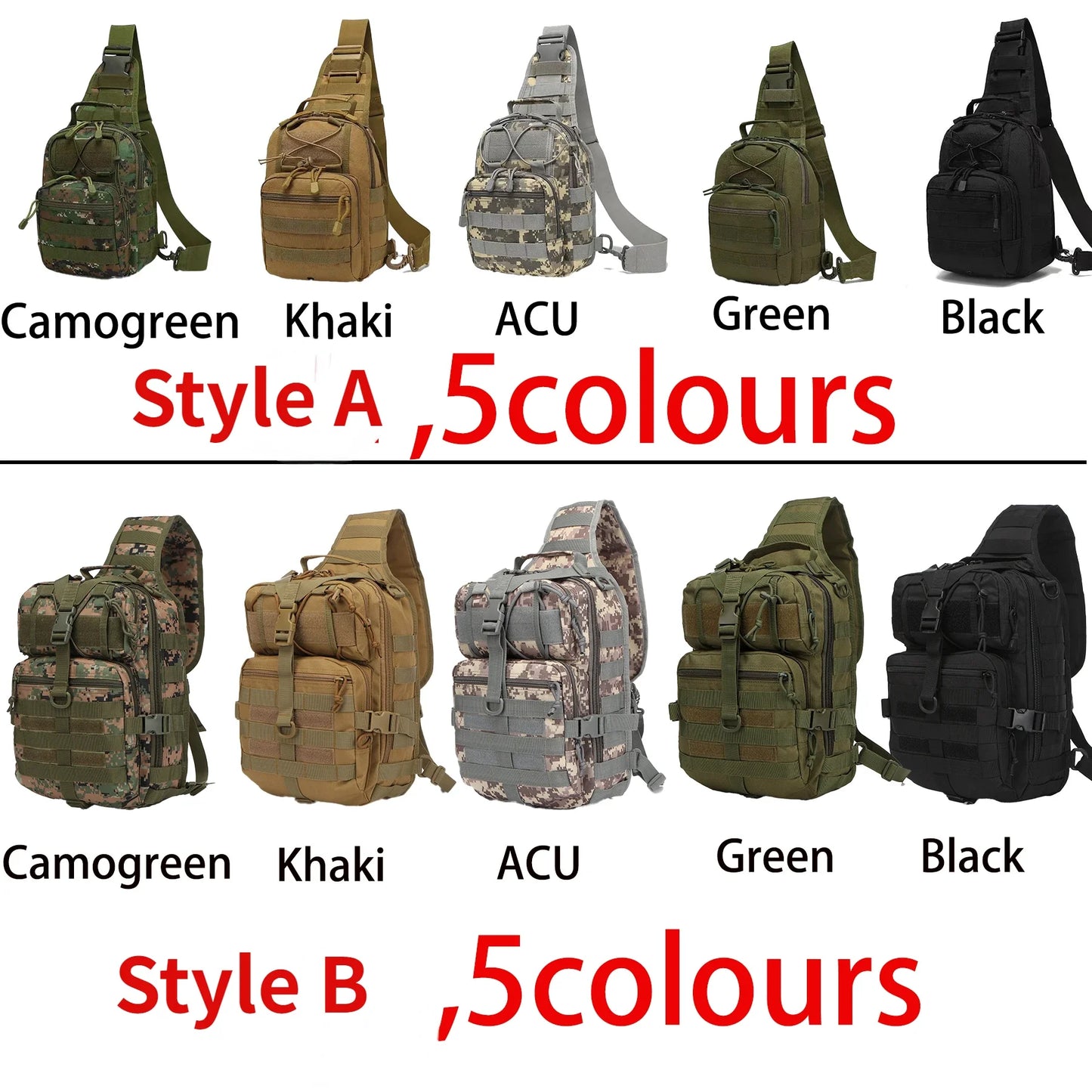 Tactical Assault Pack Sling Backpack