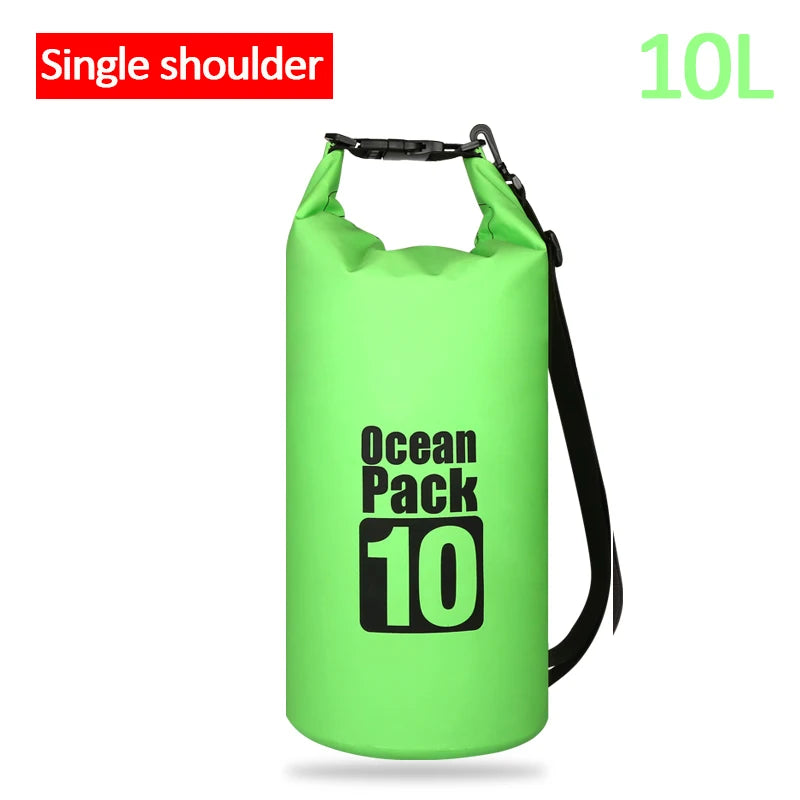 Waterproof Floating Dry Bag | 2L–30L | 500D | Fishing, Boating & Swimming