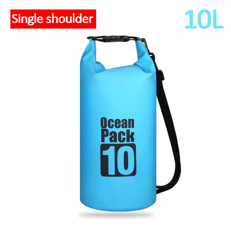 Waterproof Floating Dry Bag | 2L–30L | 500D | Fishing, Boating & Swimming