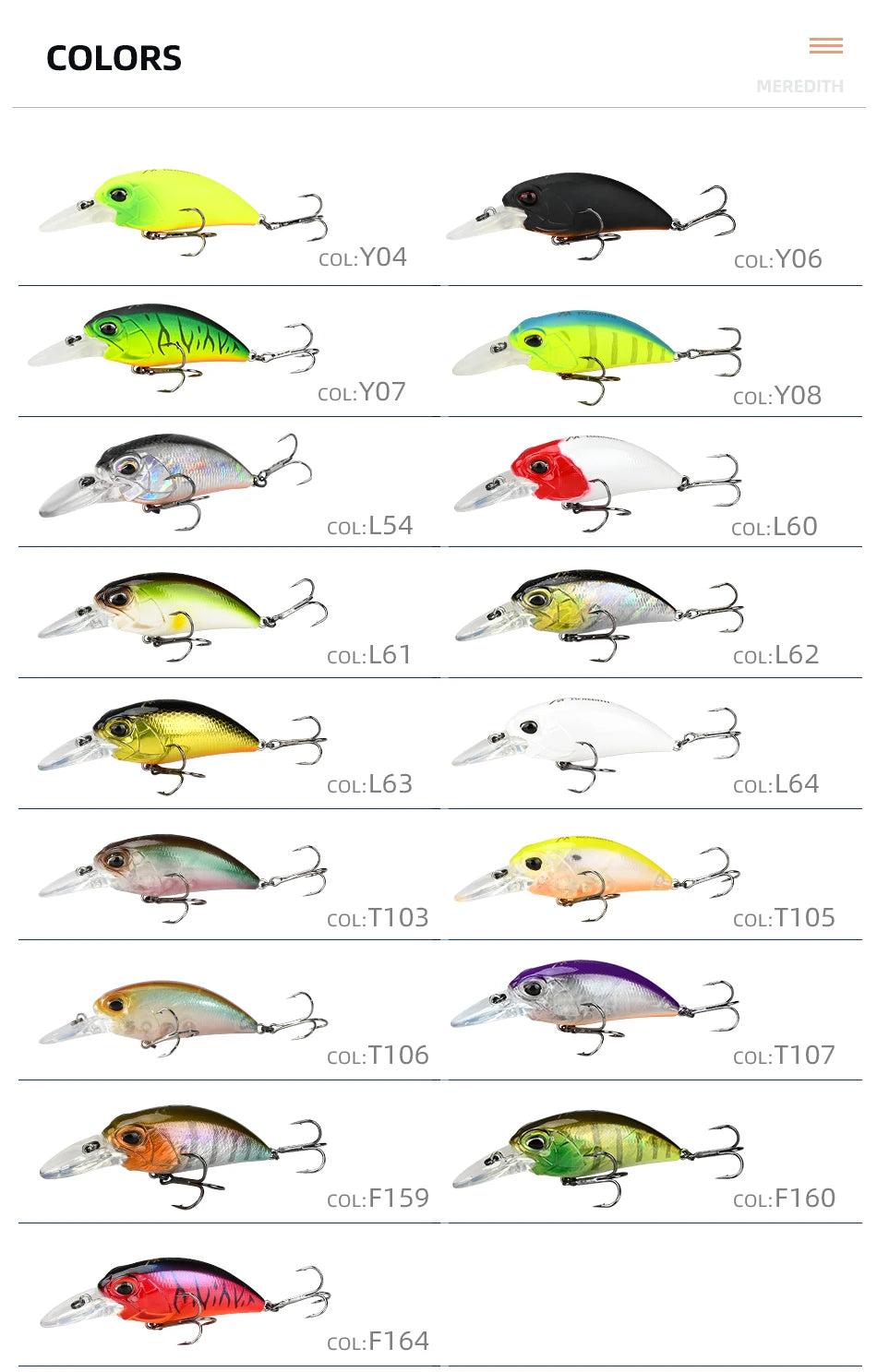 Slow Floating Crankbait – 6.5 cm / 14 g Hard Body Lure for Bream, Bass & Flathead