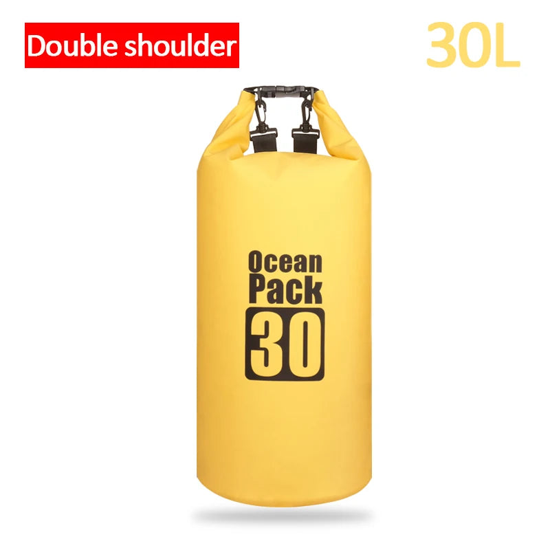 Waterproof Floating Dry Bag | 2L–30L | 500D | Fishing, Boating & Swimming