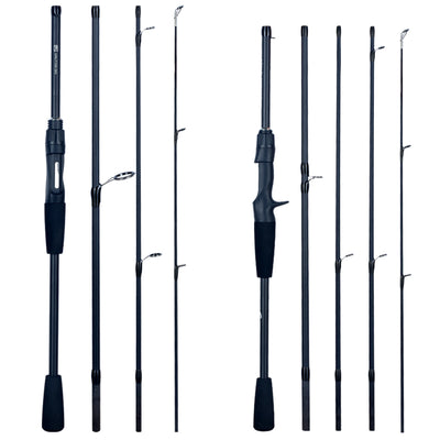 FLENHAI Travel Carbon Fishing Rod | Spinning & Baitcasting | 1.8m–2.4m | 5–30g | Medium Fast Action