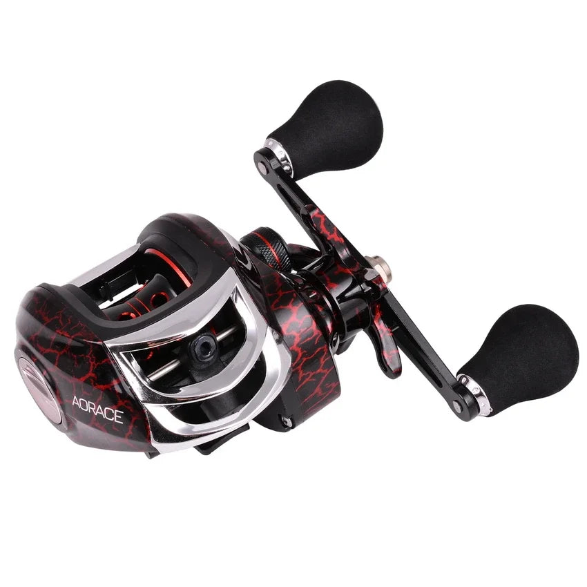 Beginner Baitcaster Reel 7.2:1 Gear Ratio 8-10KG Drag