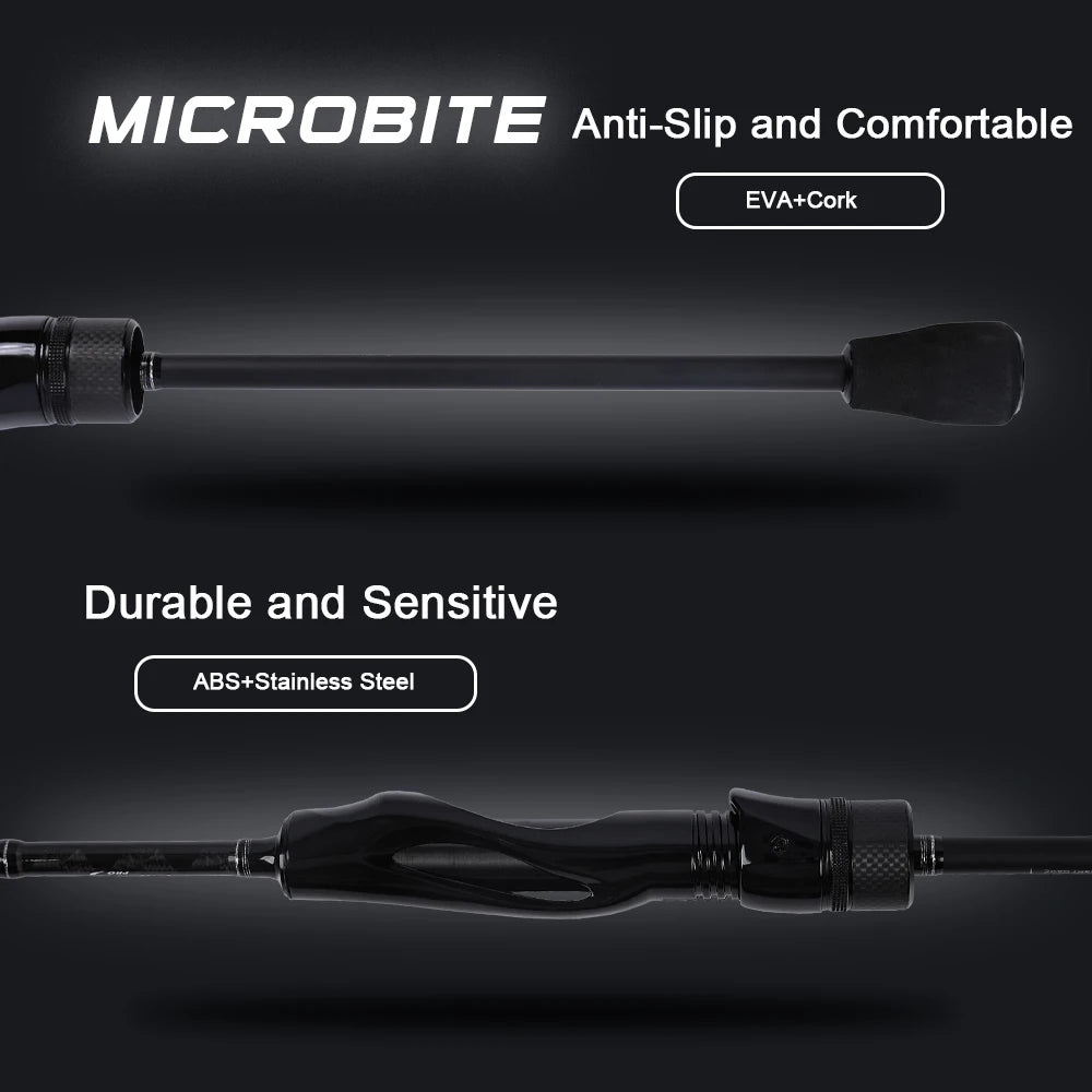 MIFINE MicroBite Ajing Spinning Rod | Fast Action | Fuji Guides | 2–10g Lures | Light Rock Fishing Rod