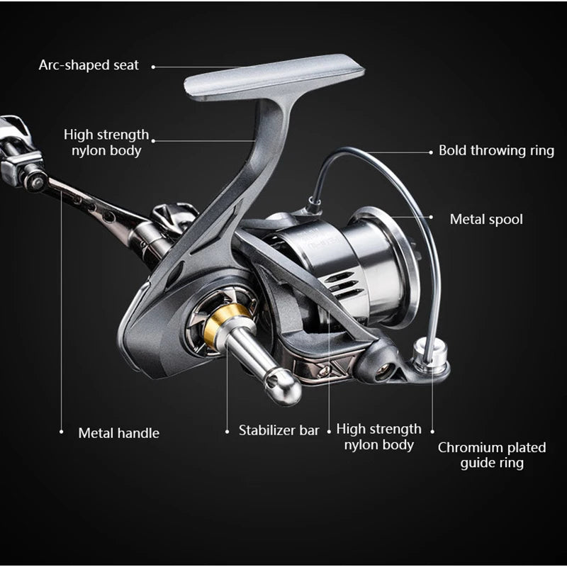 Octopus Hunter Reel 2500S/3000M Series 3+1 BB 8KG Drag
