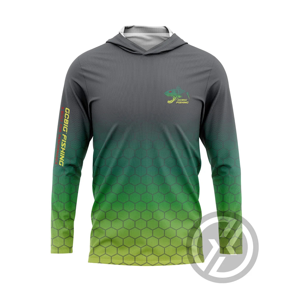 Men’s Long Sleeve Fishing Shirt – Quick-Dry, Breathable & UPF 50+ Sun Protection