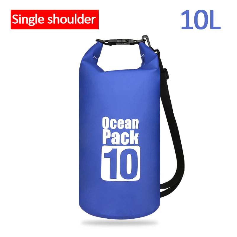 Waterproof Floating Dry Bag | 2L–30L | 500D | Fishing, Boating & Swimming