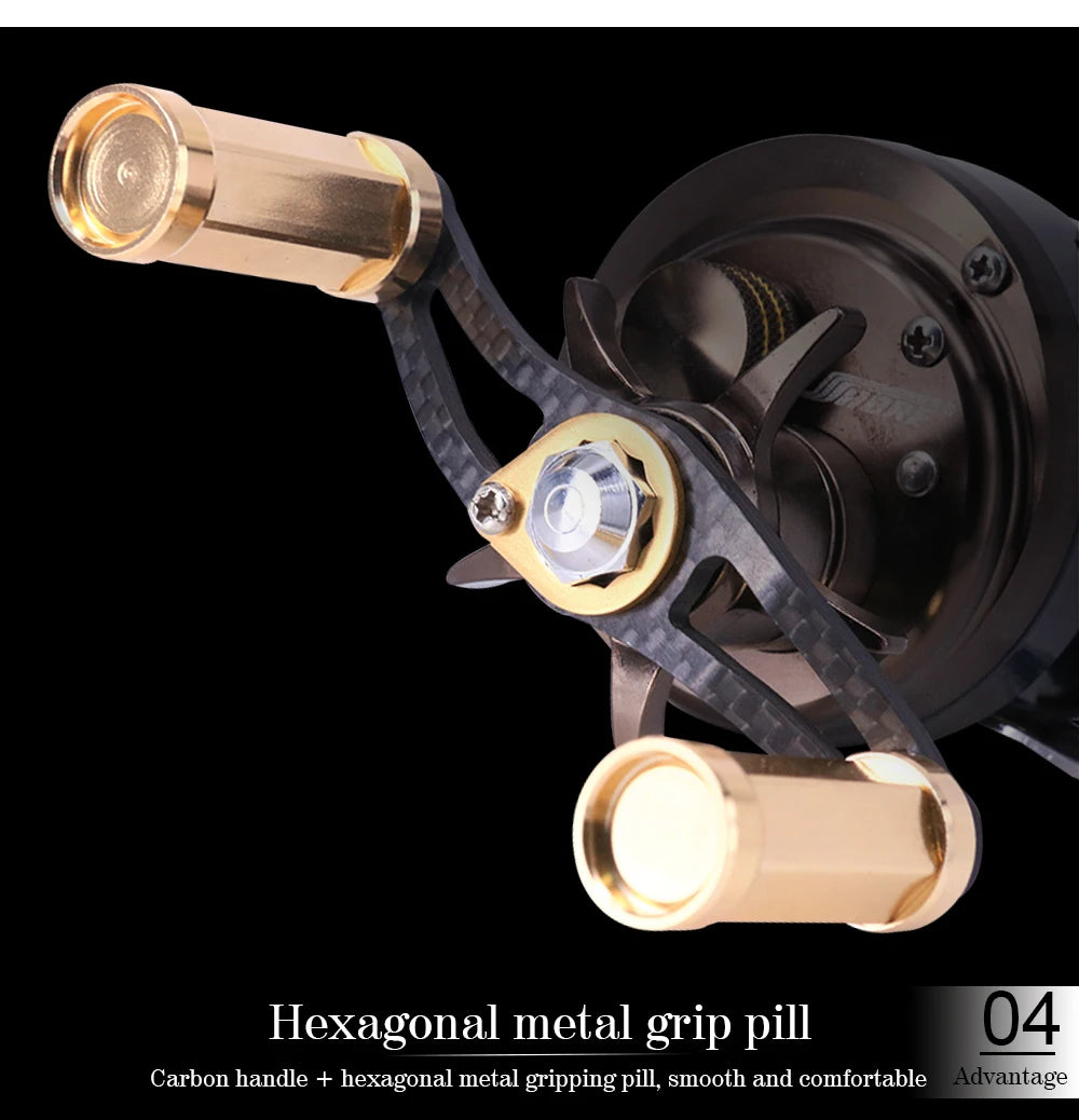 NEW FYT Baitcasting Saltwater Reel 11+1BB 6.2:1
