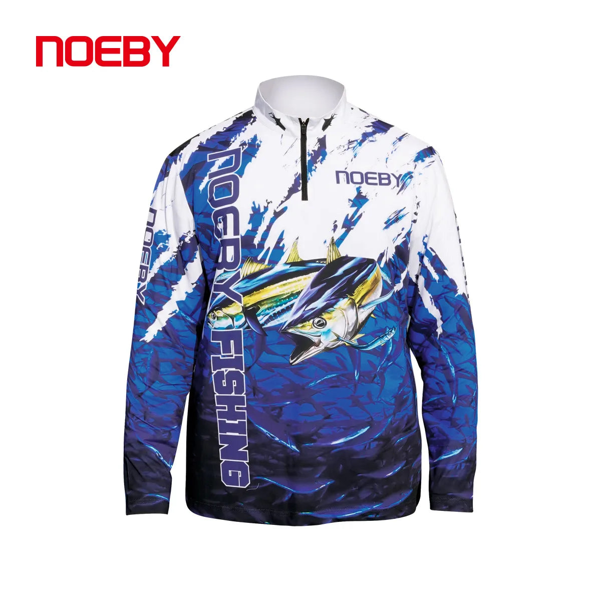 Noeby Long Sleeve Fishing Shirt – Quick-Dry, Anti-Friction & Breathable Performance Fabric