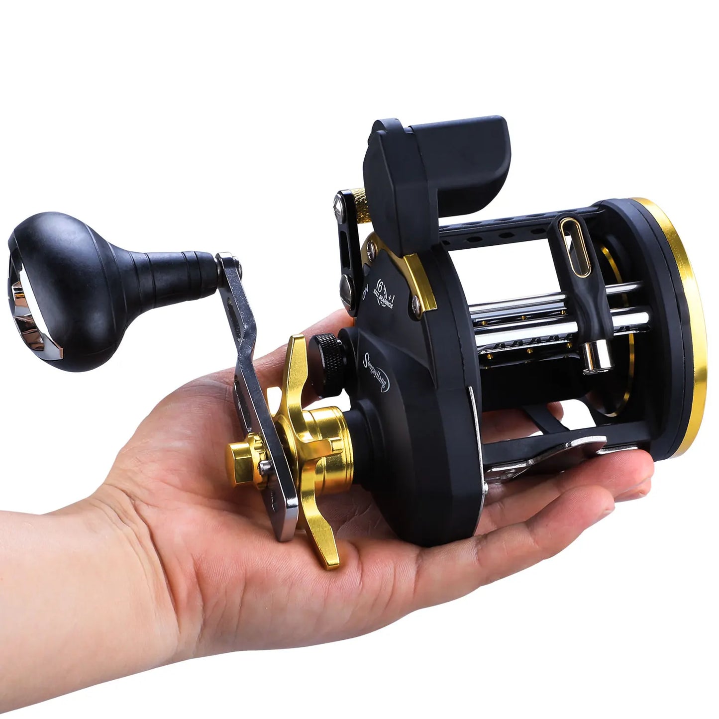 Sougayilang Trolling Fishing Reel | Overhead Line Counter Reel | Deep Sea Boat Fishing