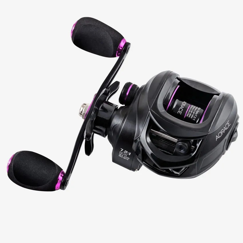 Beginner Baitcaster Reel 7.2:1 Gear Ratio 8-10KG Drag