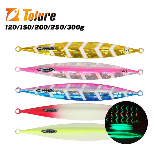NEW TOLURE Slow Sinking Metal Jig 120-300g