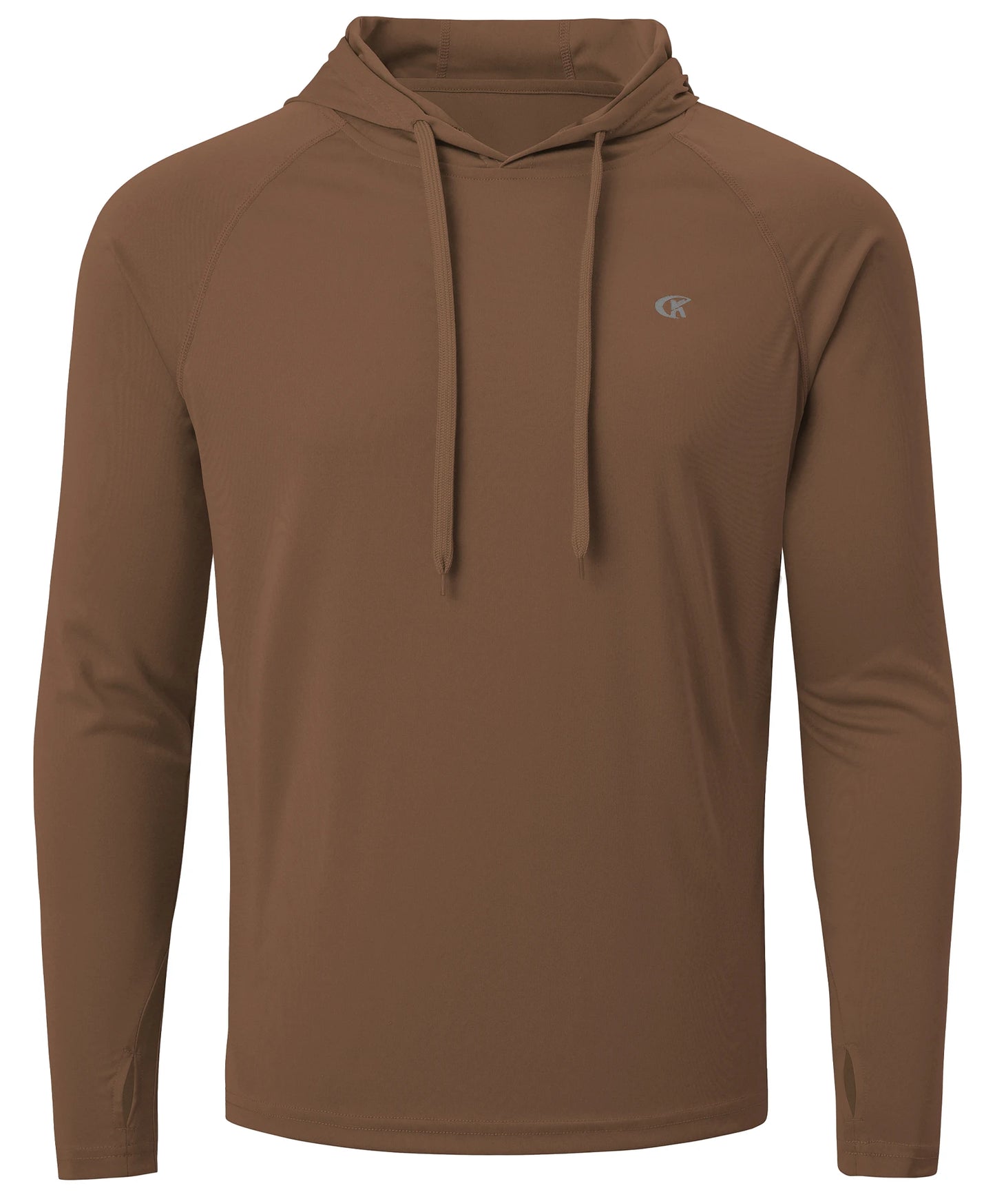 Men’s UPF 50+ Long Sleeve Hoodie Shirt | Quick-Dry Rash Guard | Lightweight Summer Outdoor Pullover