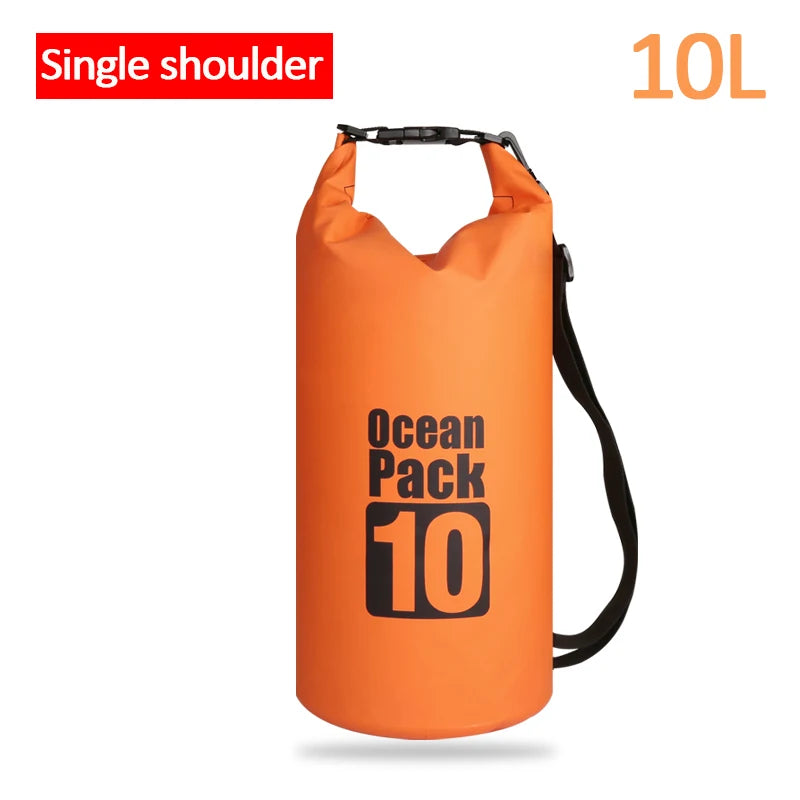 Waterproof Floating Dry Bag | 2L–30L | 500D | Fishing, Boating & Swimming
