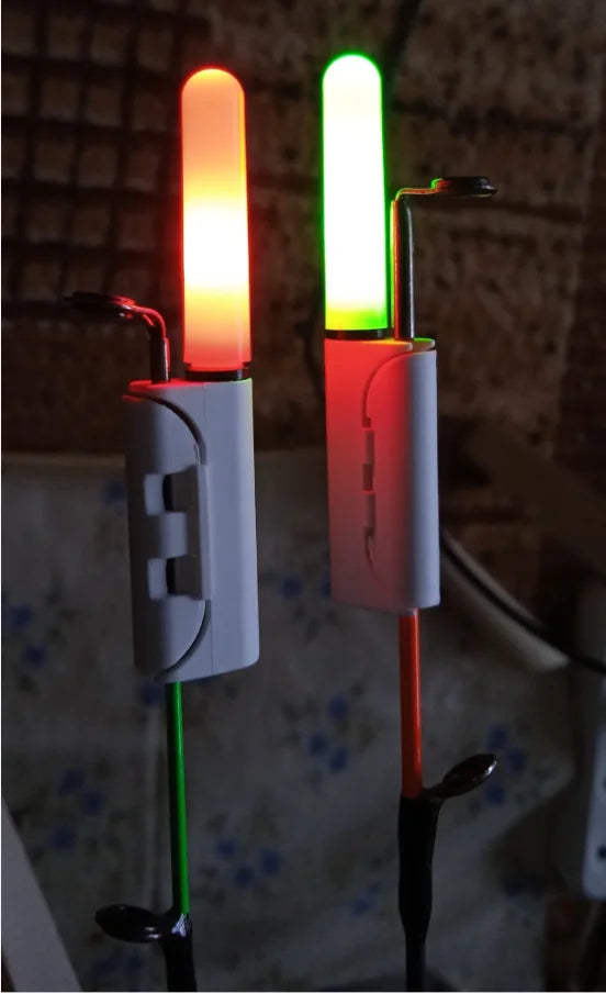 2pcs Rechargeable LED Rod Tip Lights for night fishing