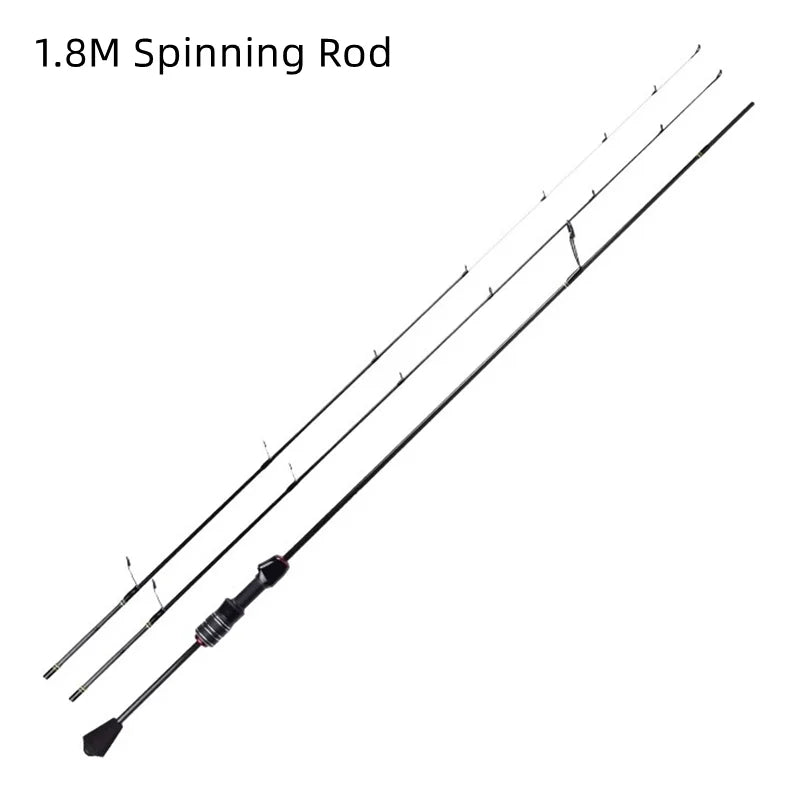 Mavllos Delicacy L.W UL Rod | 0.6–8g | Ultralight Carbon | Dual Tips | Spinning & Casting Models