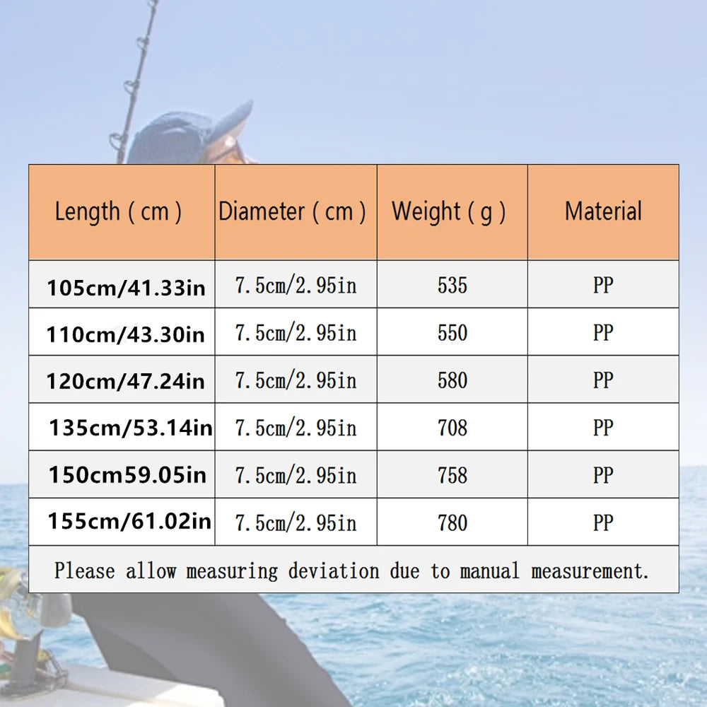 Hard Shell Travel Rod Case – 105–150 cm Adjustable Protective Tube (Blue)